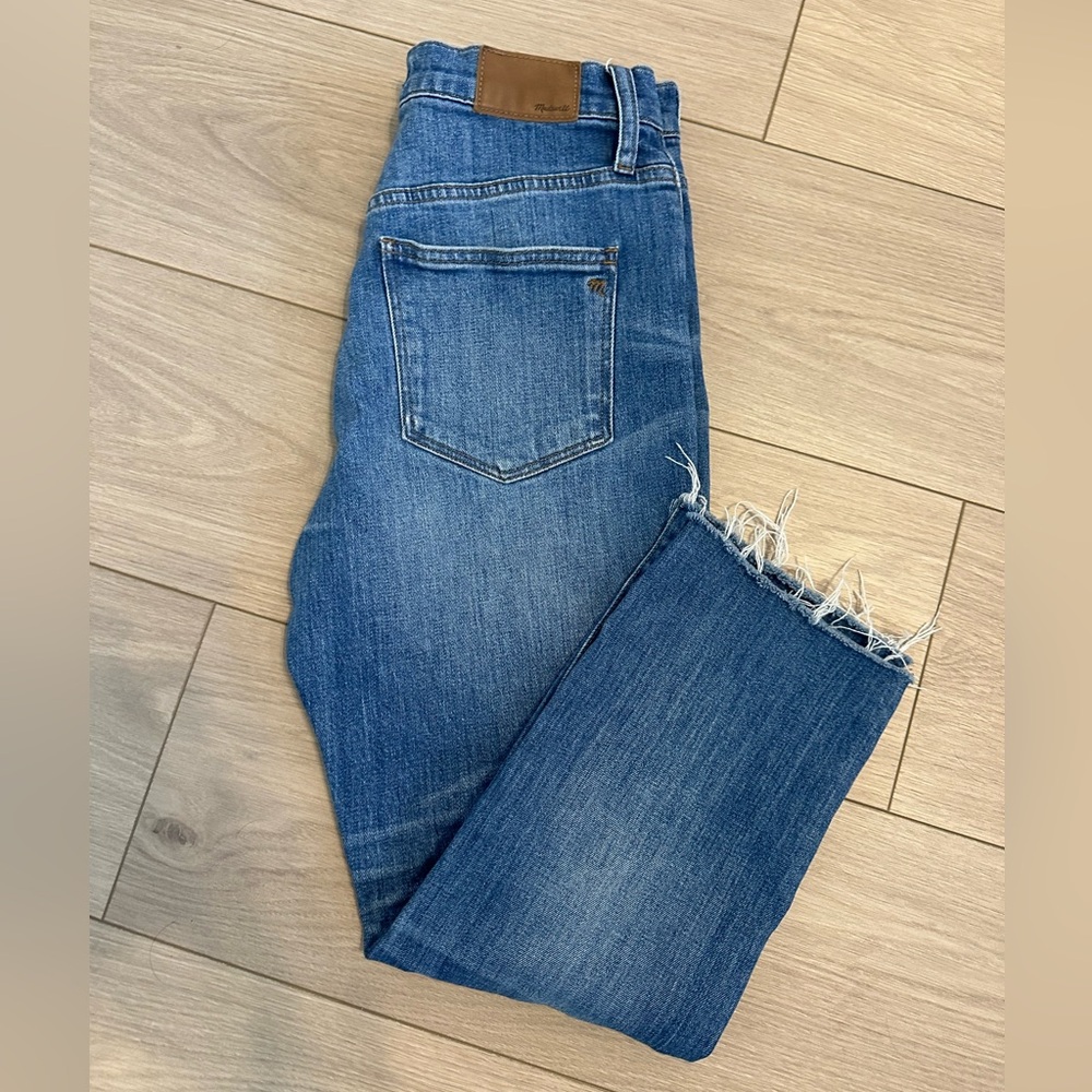 Madewell High-Rise Slim Crop Boyjean